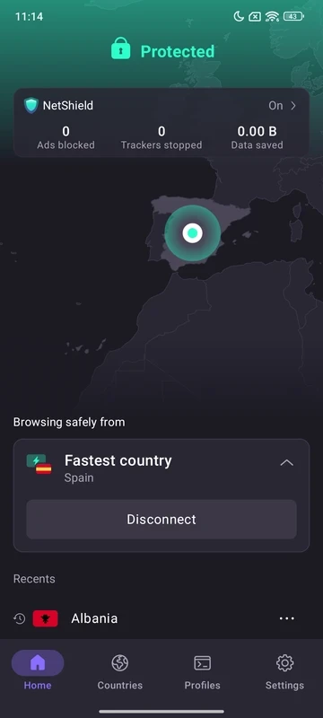 ProtonVPN — στιγμιότυπο οθόνης 5